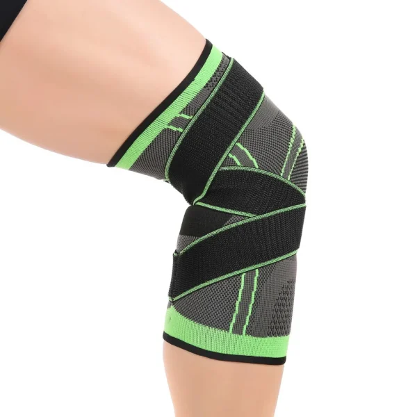 Sports Fitness Knee Support Sleeve | Elastic Nylon Compression Brace for Basketball and Workouts - Image 3