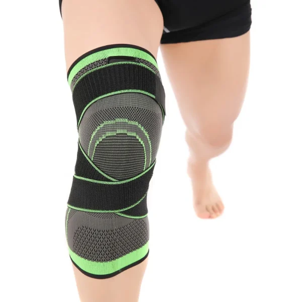 Sports Fitness Knee Support Sleeve | Elastic Nylon Compression Brace for Basketball and Workouts - Image 2