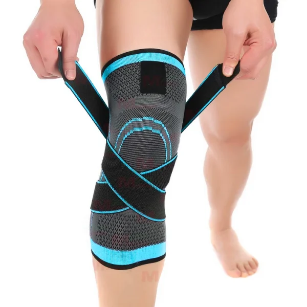 Sports Fitness Knee Support Sleeve | Elastic Nylon Compression Brace for Basketball and Workouts - Image 7