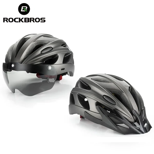 ROCKBROS Lightweight Bike Helmet | EPS Integrally-Molded, Breathable Safety Helmet for Men and Women, MTB & Road Cycling - Image 5