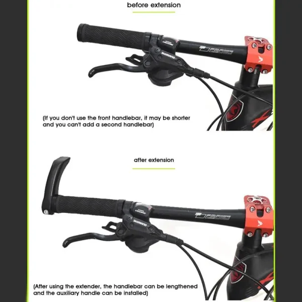 Bike Handlebar Extension Bicycle Aluminum Alloy Handlebar Extender - Image 4