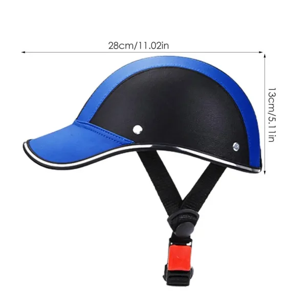 Adjustable Scooter & Mountain Bike Helmet | Shock-Absorbing, Protective Half-Face Baseball-Style Helmet for Men - Image 7