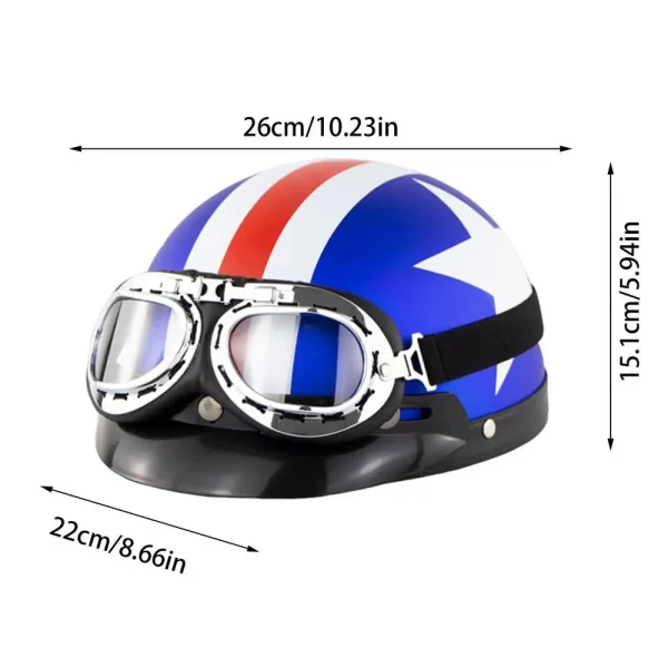 Multi-Sport Cycling Helmet with Detachable Goggles – Lightweight Protective Helmet for MTB, Road Bike, Motorcycle, Skiing, and Baseball - Image 12