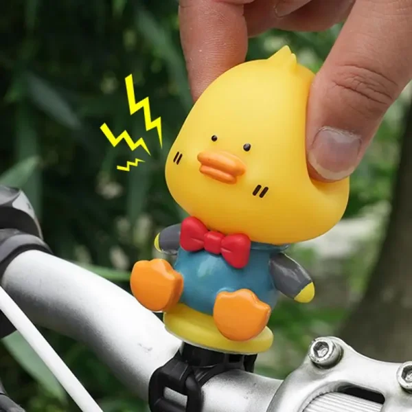 Cute Animal Bike Bell – Duck and Rabbit Squeeze Horn for Kids’ Bicycles - Image 2