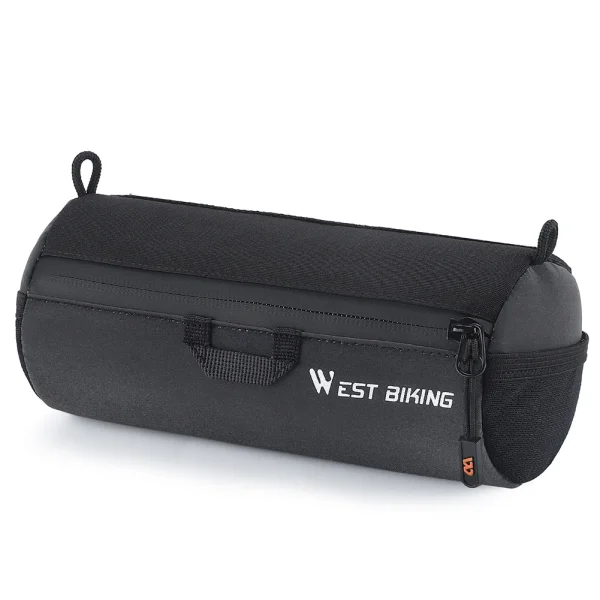 1L Bike Handlebar Bag – Reflective Front Tube Bag with Shoulder Strap for Cycling Accessories - Image 7