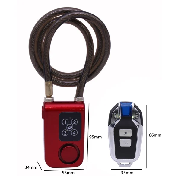 Bluetooth Bike Motorcycle Lock Alarm | Anti-Theft Security System with Wireless Remote Control for Bikes, Motorcycles, and Doors - Image 6