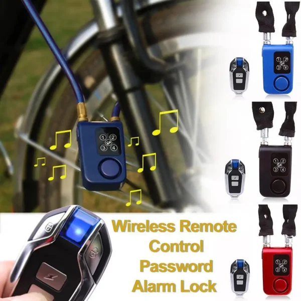 Bluetooth Bike Motorcycle Lock Alarm | Anti-Theft Security System with Wireless Remote Control for Bikes, Motorcycles, and Doors - Image 2