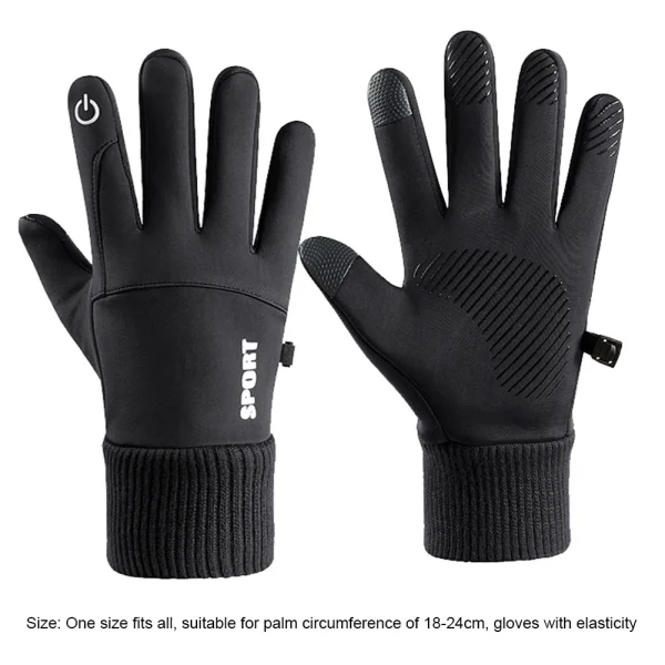 Winter Motorcycle Gloves | Heated Waterproof Full-Finger Gloves for Riding, Skiing, and Touch Screen Use - Image 6