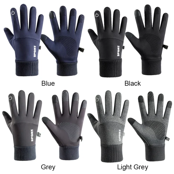 Winter Motorcycle Gloves | Heated Waterproof Full-Finger Gloves for Riding, Skiing, and Touch Screen Use - Image 5