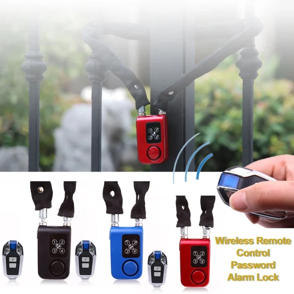 Bluetooth Bike Motorcycle Lock Alarm | Anti-Theft Security System with Wireless Remote Control for Bikes, Motorcycles, and Doors - Image 3